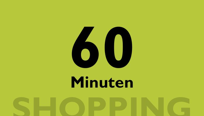 60 MINUTEN Shopping
