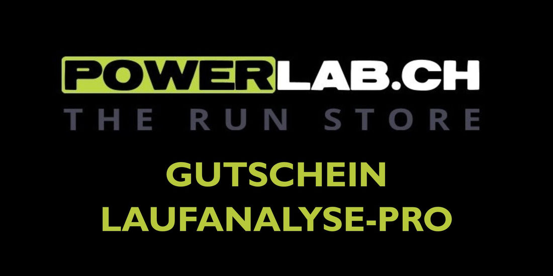 Gutschein für eine Laufanalyse Pro