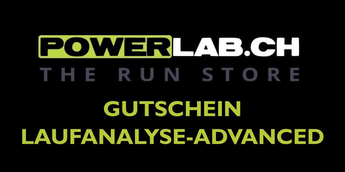Gutschein für eine Laufanalyse Advanced