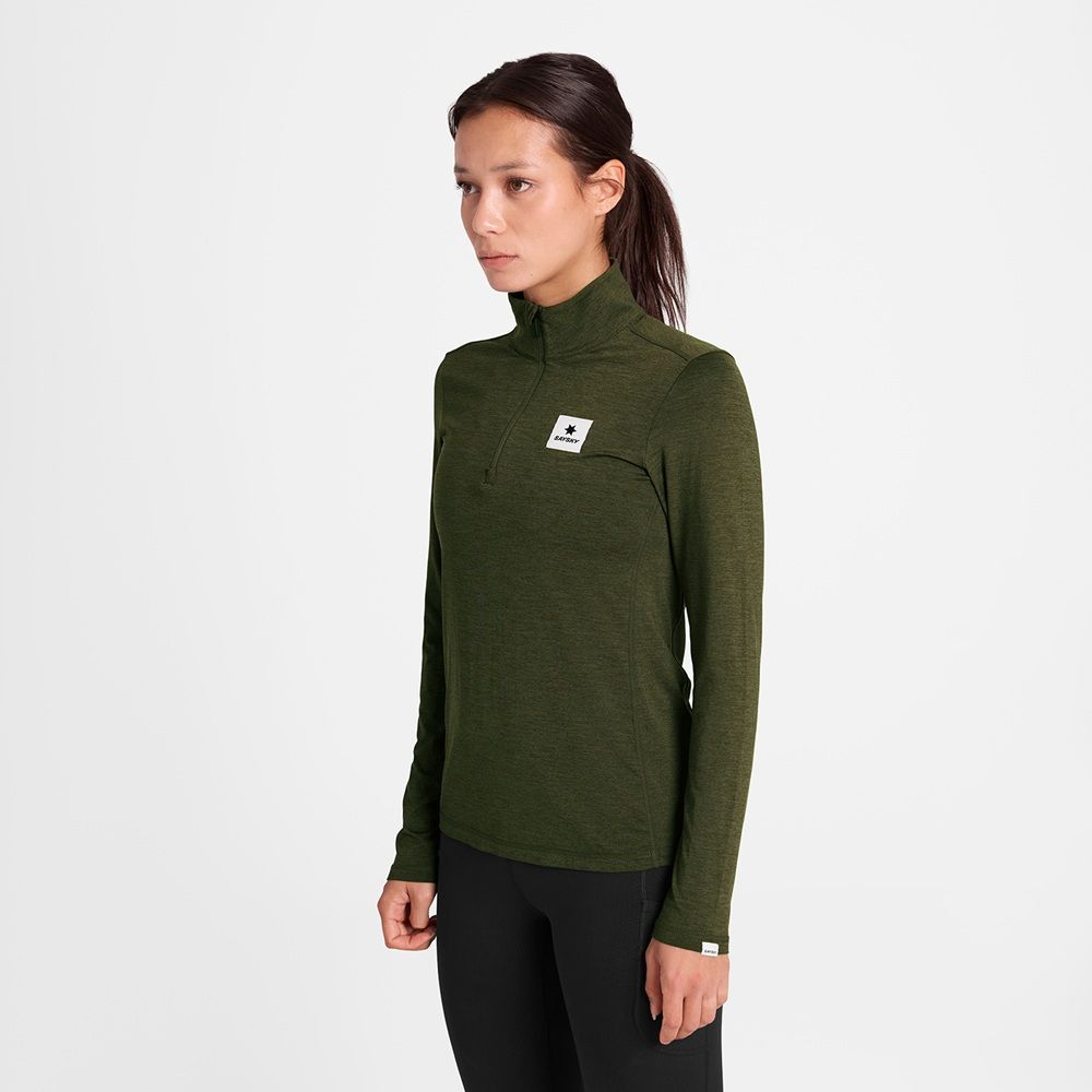 Pace Half Zip Long Sleeve Damen