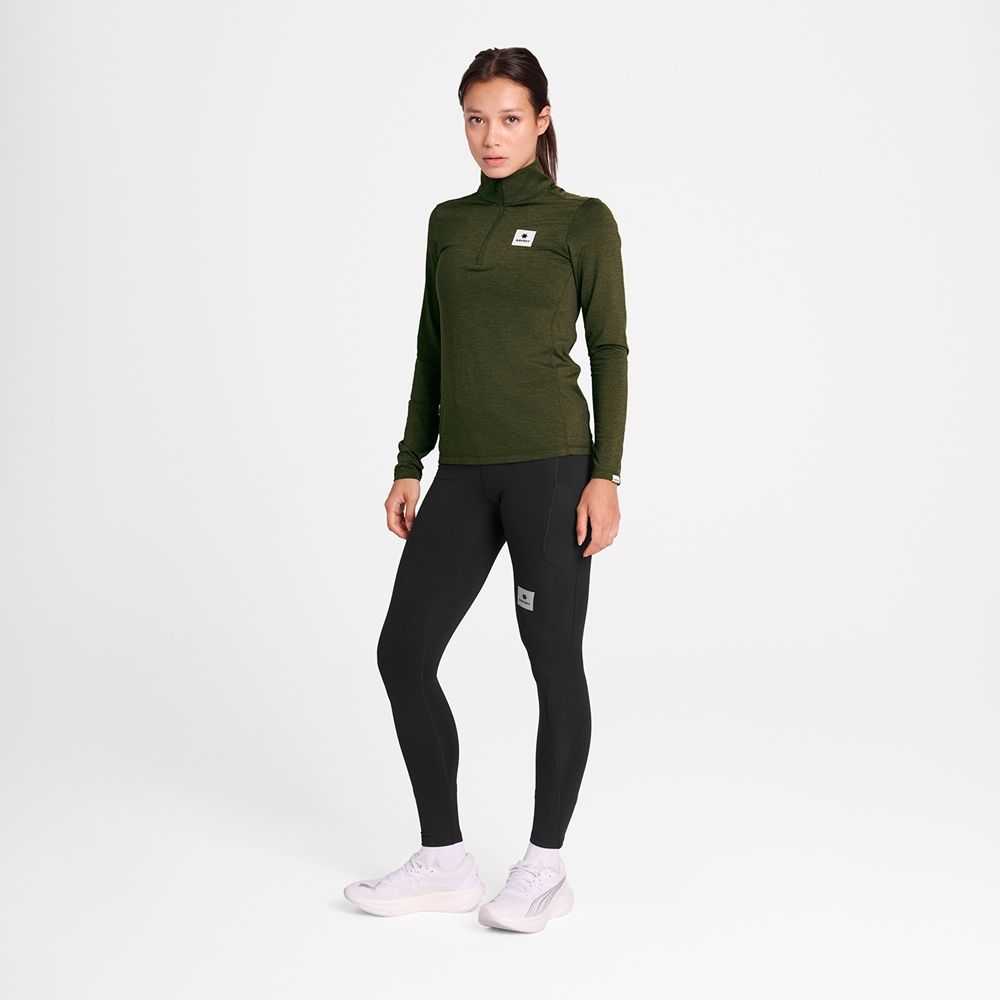 Pace Half Zip Long Sleeve Damen