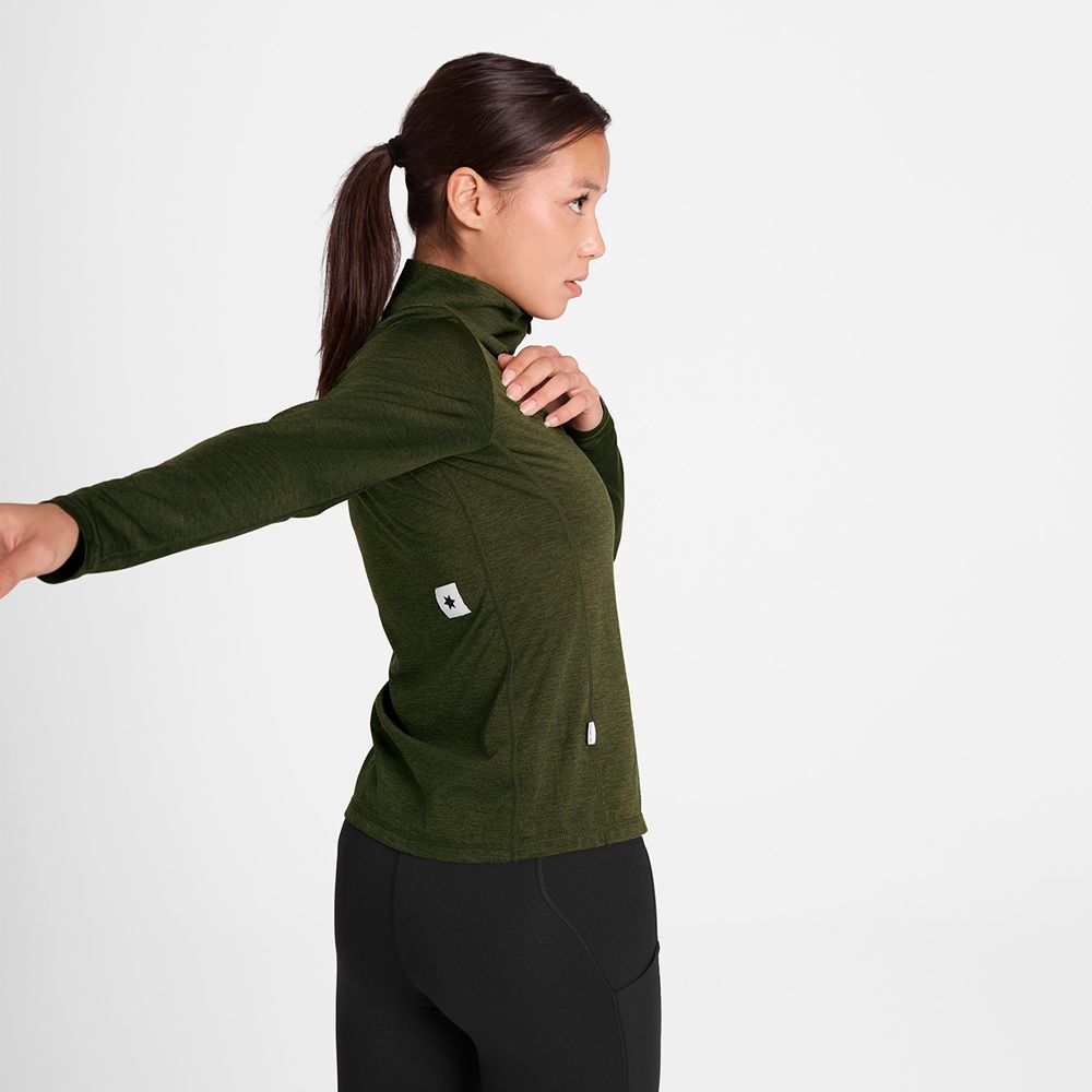 Pace Half Zip Long Sleeve Damen