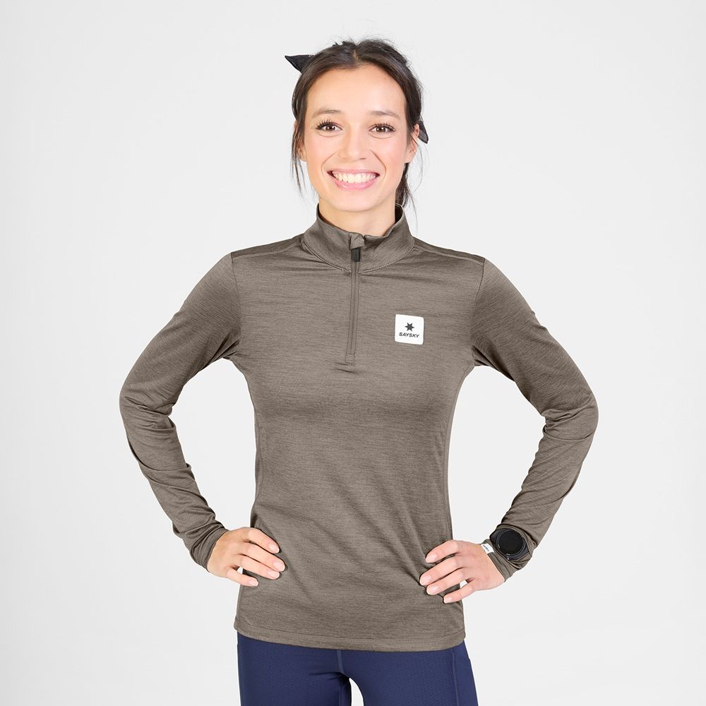 Pace Half Zip Long Sleeve Damen