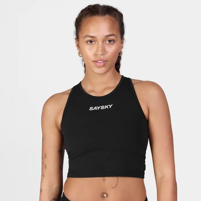Flow Race Crop Top Damen