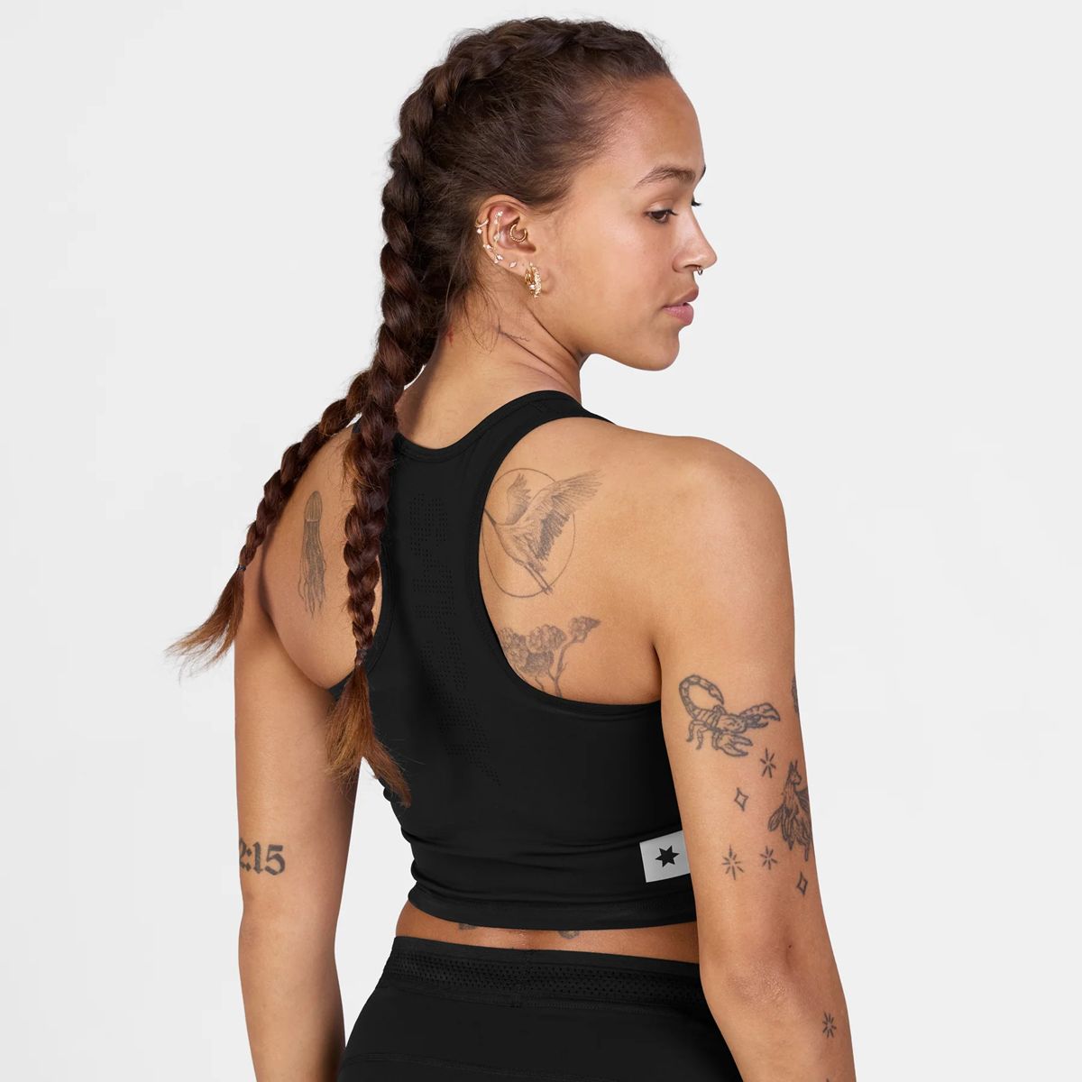 Flow Race Crop Top Damen