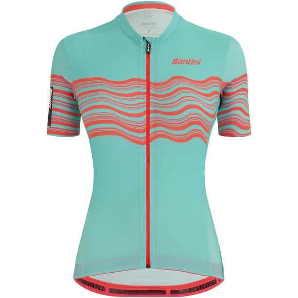 SANTINI TONO Chromosome kurzarm Jersey Women Dewy Green