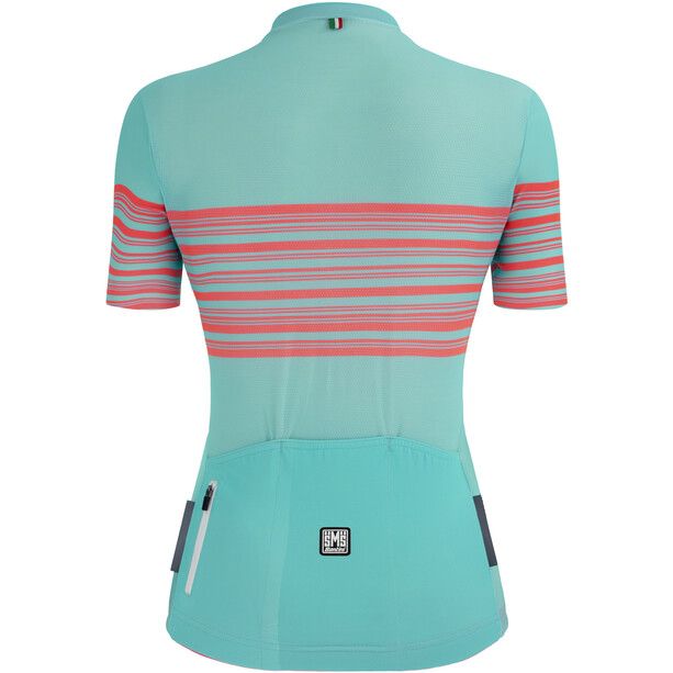 SANTINI TONO Chromosome kurzarm Jersey Women Dewy Green